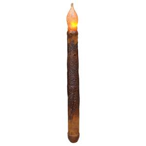 Burnt Mustard Taper Candle - 11" #84010