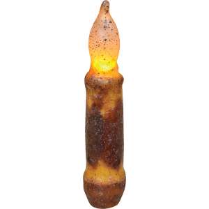 Burnt Mustard Taper Candle - 4" #84018