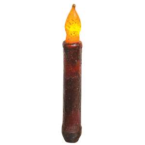 Burnt Burgundy Taper - 6''
