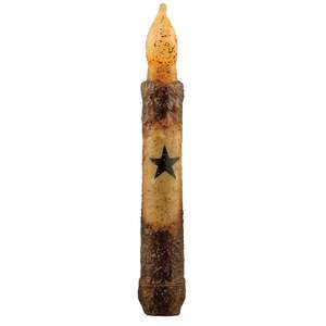 Burnt Mustard Star Taper - 6" Timer