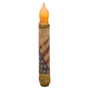 Vintage Flag Timer Taper 6" - Burnt Ivory;