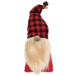 Buffalo Check Jingle Bell Gnome