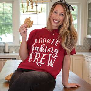 Cookie Baking Crew, Cardinal Red L129XXL