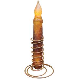 Wire Candle Stand - Rusty #31810