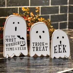 Trick or Treat Chunky Ghost Sitters, 3/Set 37169;
