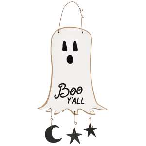 Boo Y'all Ghost Moon & Stars Hanger #37259