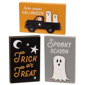 Here Comes Halloween Layered Block, 3 Asstd.