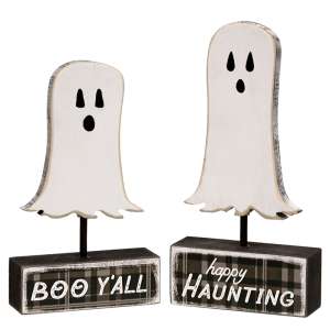 2 Set, Happy Haunting Ghost Pedestals #37265