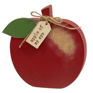 Apple of My Eye Wooden Apple Sitter