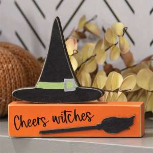 Cheers Witches Block w/Witch Hat 37307