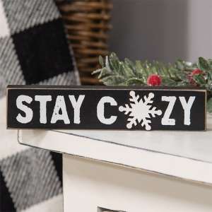 Stay Cozy Snowflake Block 37324