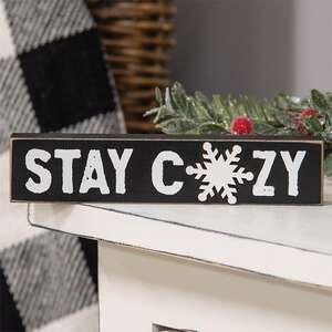 Stay Cozy Snowflake Block 37324;