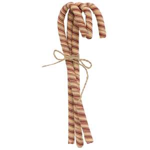 Primitive Rag Candy Cane Trio