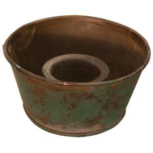 #H13181 Rust Green Taper Cup