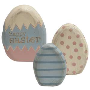 3/Set, Happy Easter Egg Shelf Sitters
