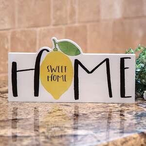 Home Sweet Home Lemon Block 35762