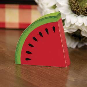Chunky Watermelon Wedge Sitter