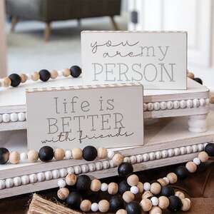 Life Is Better With Friends Block, 2 Asstd.