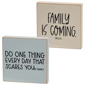 Family is Coming Square Block, 2 Asstd.