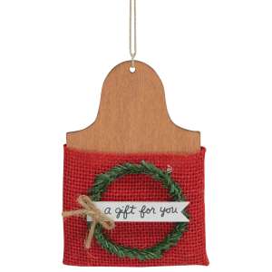A Gift For You Cutting Board Gift Card Holder Ornament #37470