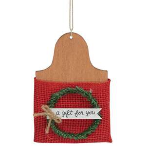 A Gift For You Cutting Board Gift Card Holder Ornament
