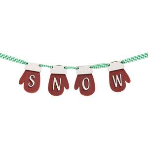 "Snow" Mittens Garland #37551