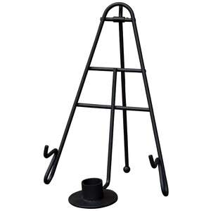 Plate Stand with Candle Holder