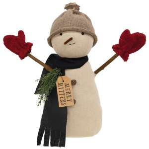 Merry Mittens Snowman Doll #CS38860