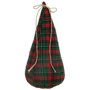 Stuffed Green & Red Felt Christmas Tree, 13.5"