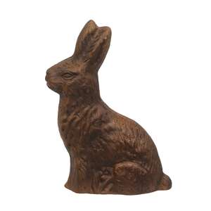 Resin "Chocolate" Bunny - Medium