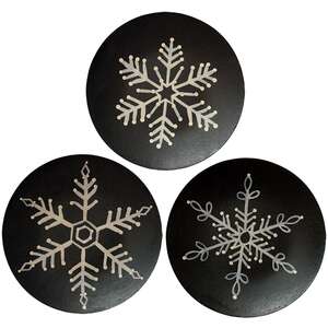 Snowflake Plates - 3 asst.;