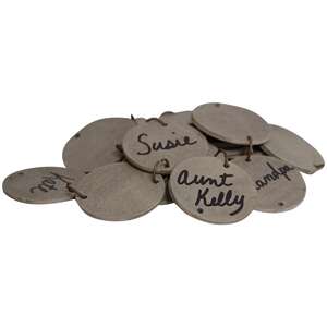Birthday Calendar Replacement Tags (48 pcs/bag) - Gray