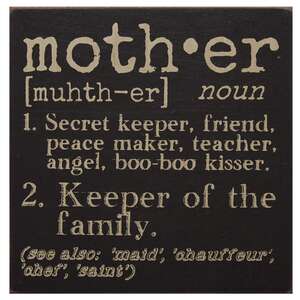 Definition Sign - MOTHER;