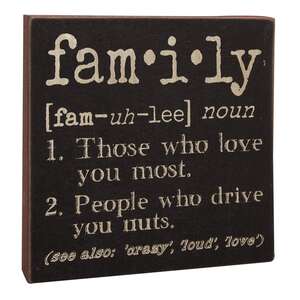 Definition Sign - FAMILY;