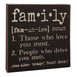 Definition Sign - FAMILY #32630