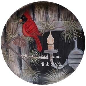 Cardinal You See Plate
