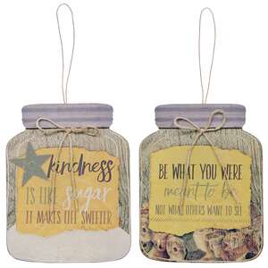 Mason Jar Sign - Spool & Sugar - 2 asst.