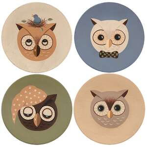 Owl Head Plate- 4 asst #33607