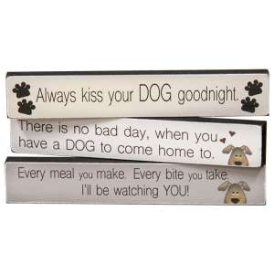 Always Kiss Your Dog Goodnight Mini Sticks - 3 asst #34819