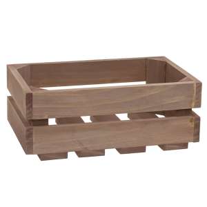Medium Vegetable Wooden Crate #35950