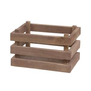 Small Vegetable Wooden Crate