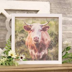 Red Cow Framed Portrait 36237