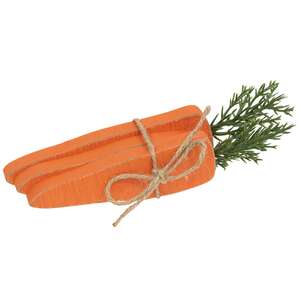 3 Set, Chunky Wooden Carrot Bundle #37646