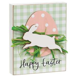 Happy Easter Layered Bunny & Easter Egg Block #37721