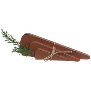 3 Set, Chunky Wooden Carrot Bundle