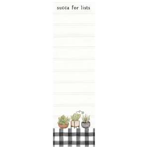 Succa For Lists Long Notepad;