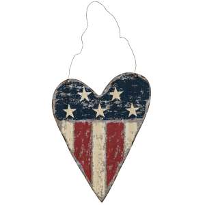 Americana Heart Hanger #90133