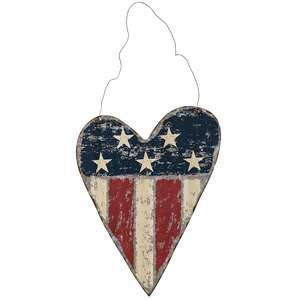Americana Heart Hanger;