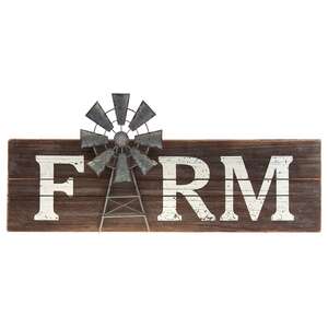 Farm Windmill Sign;