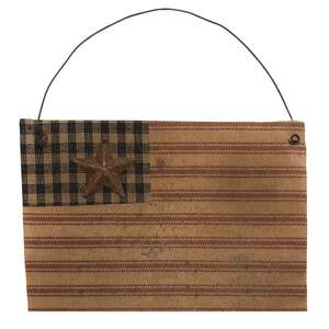 CS37154 Fabric Flag Ornament;